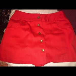 Vintage skort. Hello 70s.